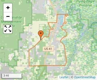 Area schools map